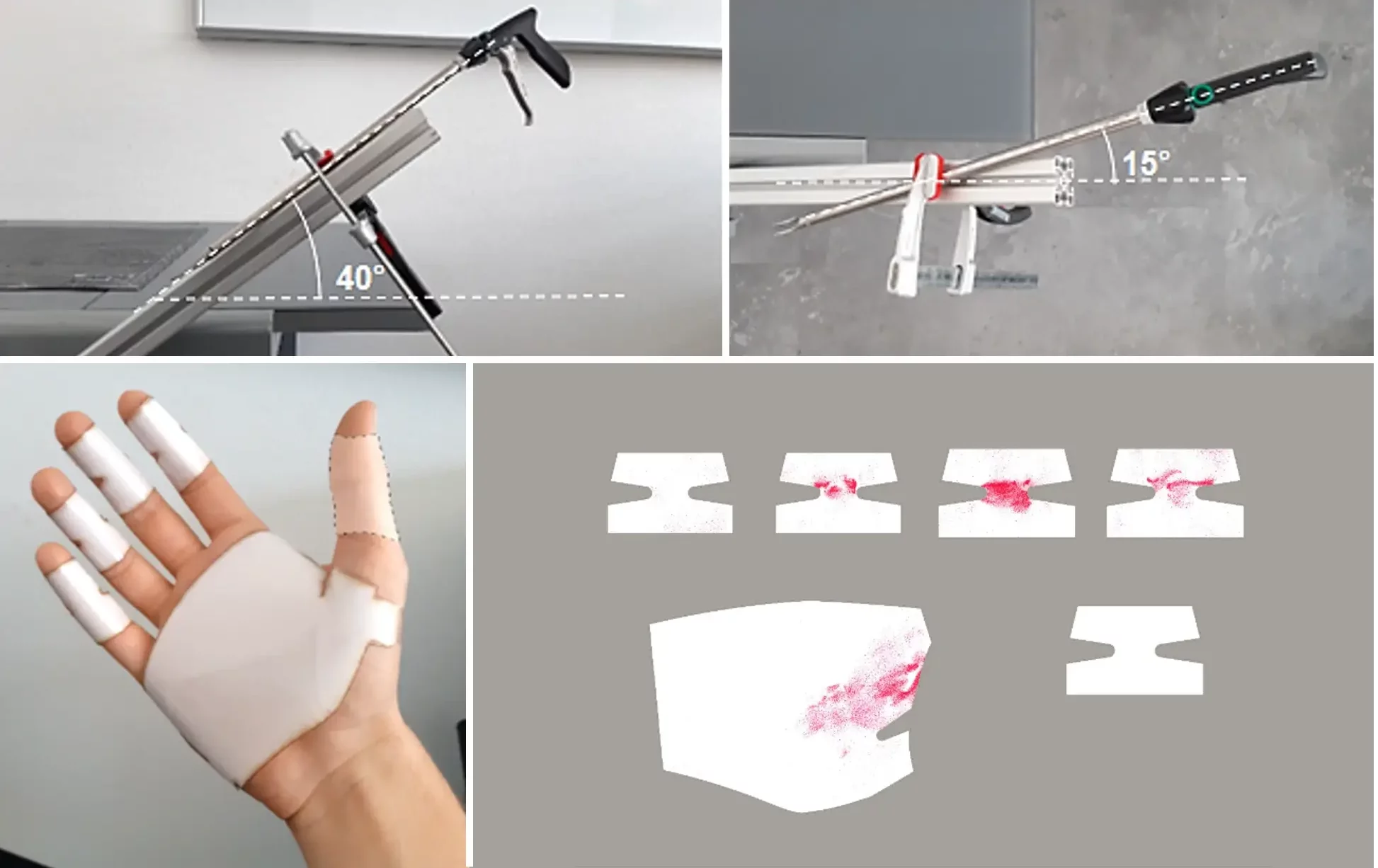 Human Factors - Measuring and Visualizing Ergonomic Improvements in Clip Appliers 1 Aesculap test setup - Human Factors - Ergonomie Prüfstand