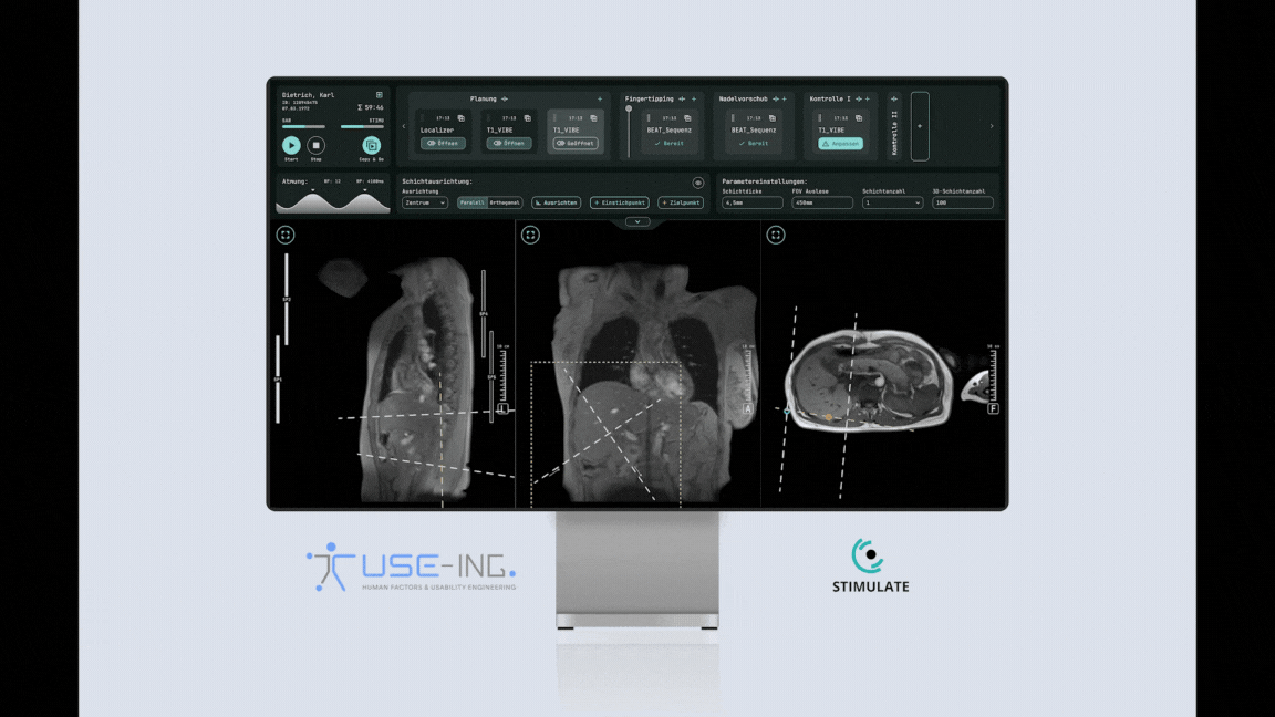 Effektive Workflow Evaluation & Interface Design for iMRI Planning Software 1 UX UI Demonstrator IMRI Software
