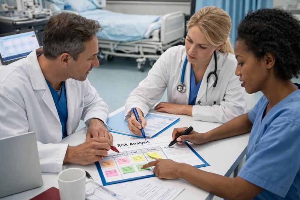 Wie erstellt man hazard-related use scenarios und eine Nutzungsrisikoanalyse? 3 Risk Analysis